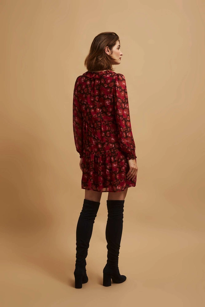 Sukienka z rozkloszowanym dołem