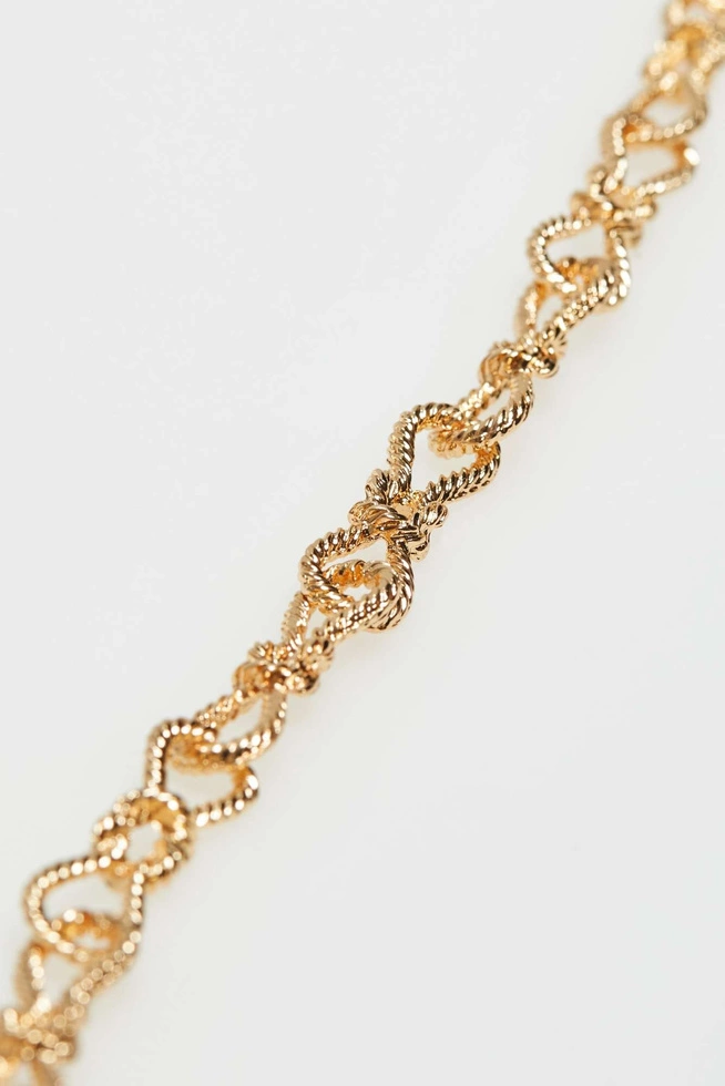 Naszyjnik typu łańcuch w kolorze złota