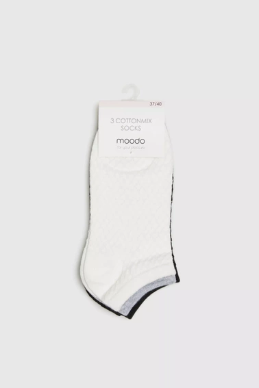 Skarpetki gładkie 3-pack