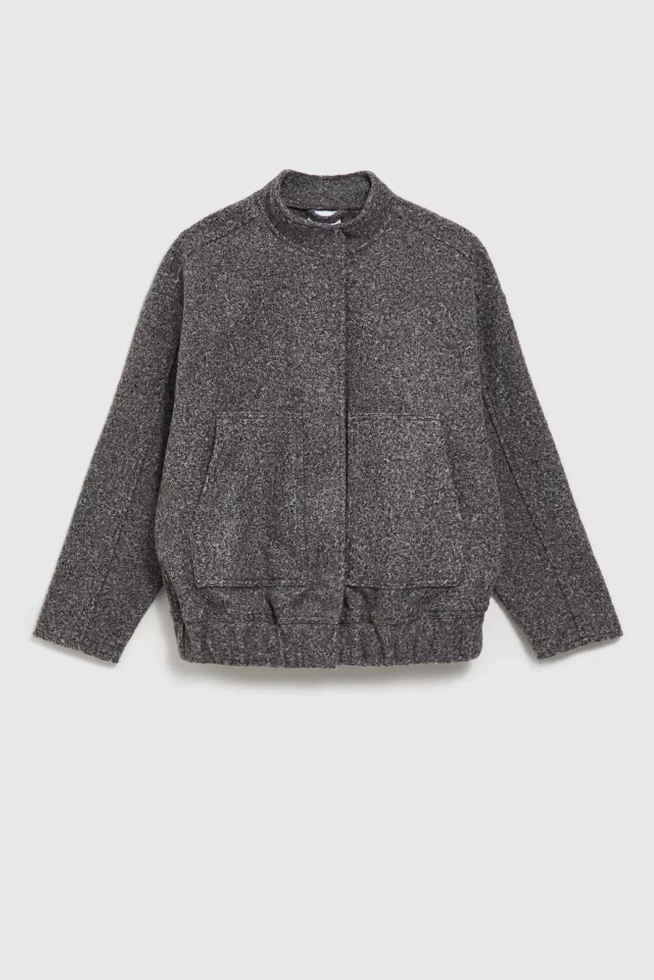 Kurtka wiosenna zapinana na zamek szara