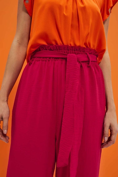 Spodnie kuloty truskawkowe