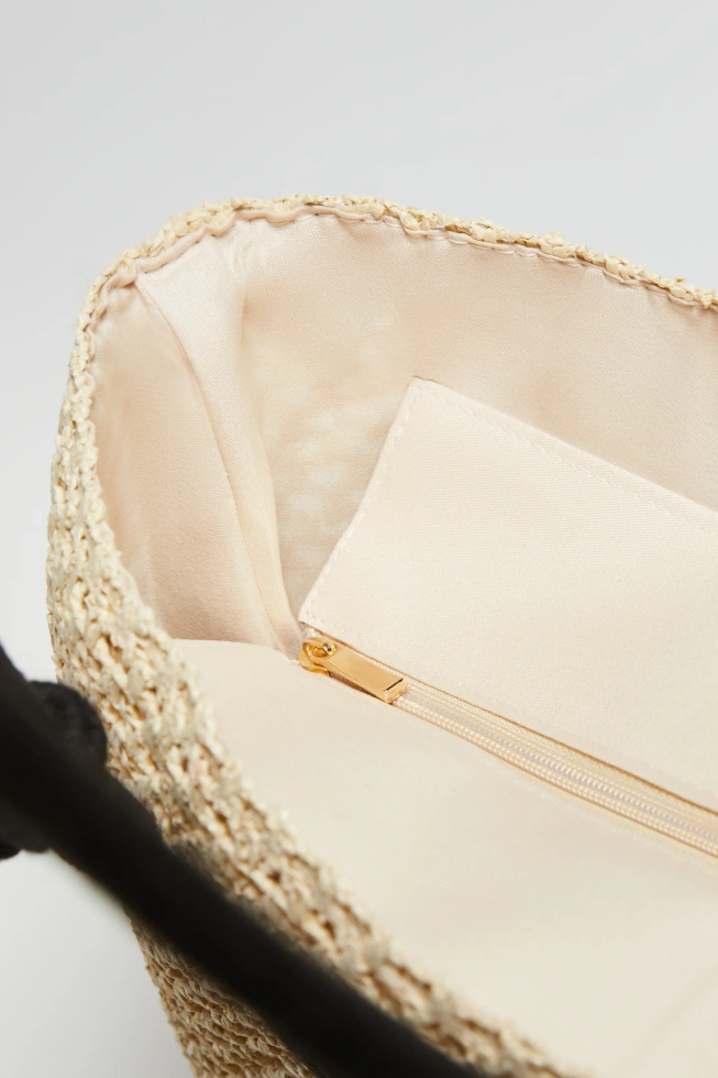 Plażowa torba beżowa