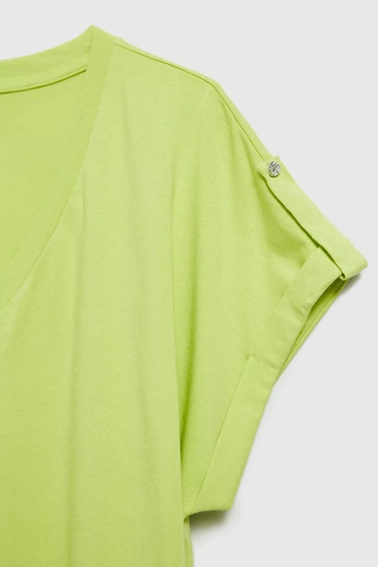 T-shirt z krótkimi rękawami zielony