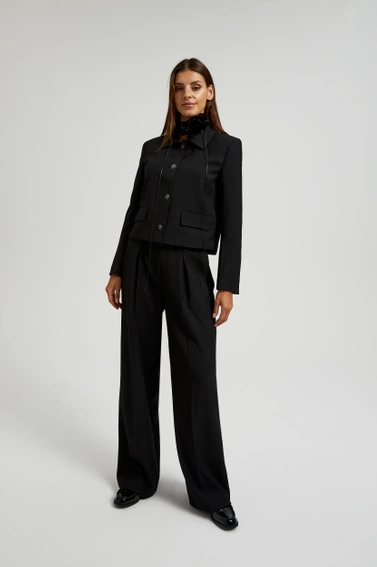 Marynarka z kieszeniami czarna