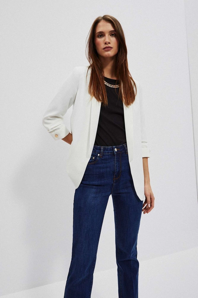 Marynarka z marszczonymi rękawiami