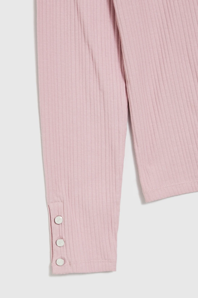 Bawełniany golf różowy