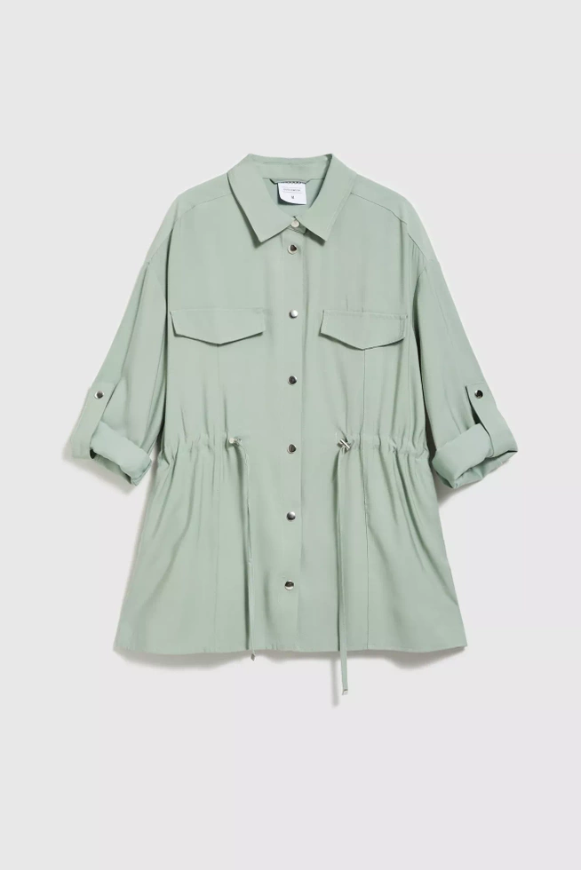 Letnia kurtka oliwkowa