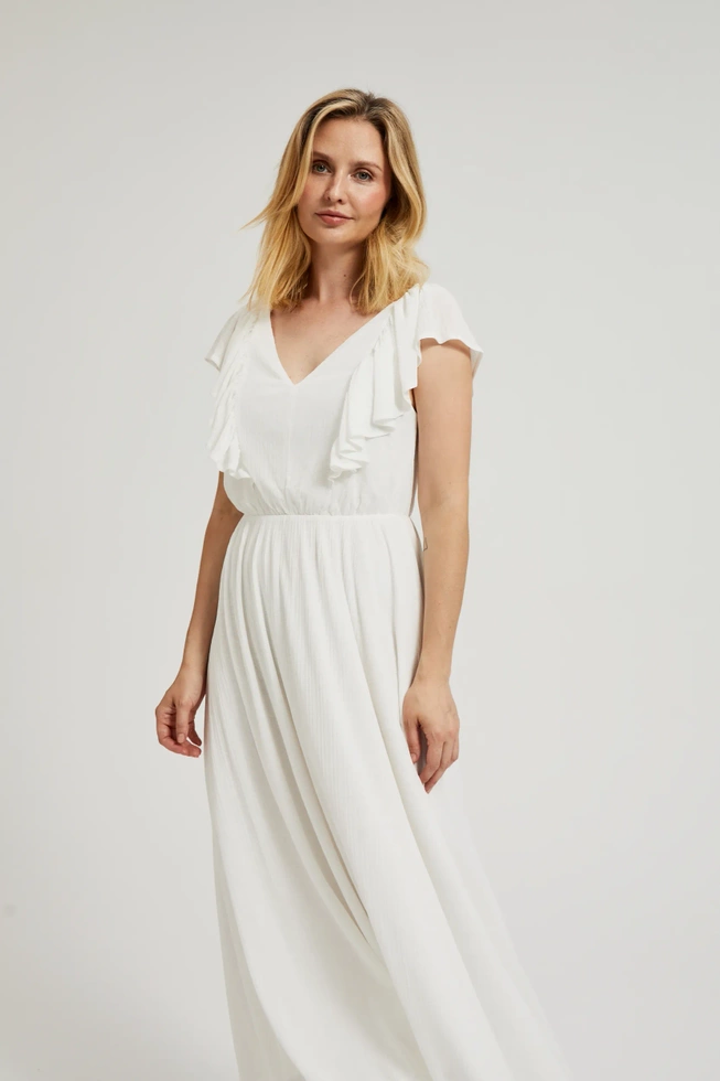 Sukienka midi biała