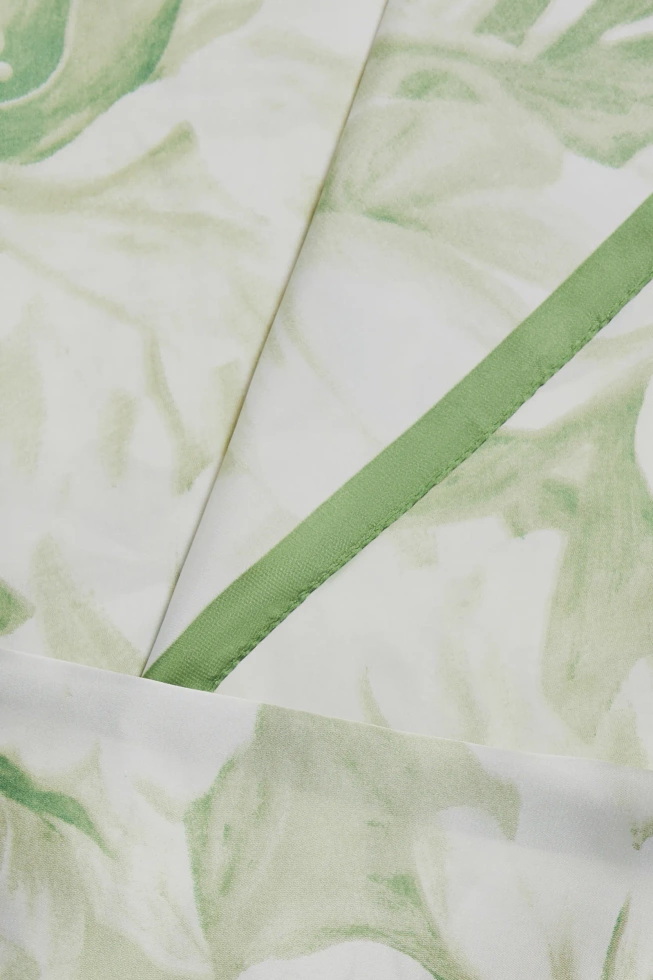 Wzorzysta apaszka zielona