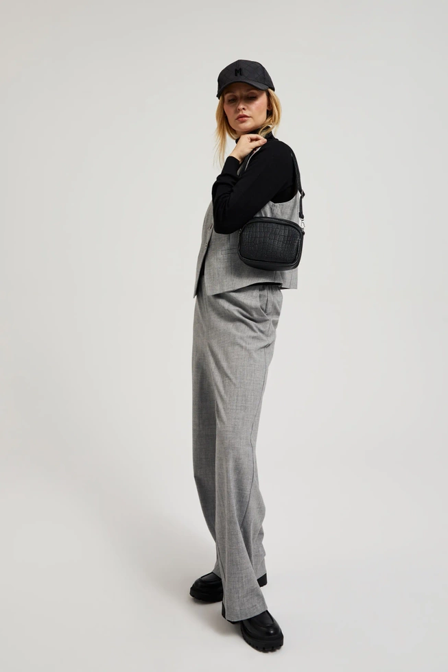 Mała torebka z ekoskóry czarna