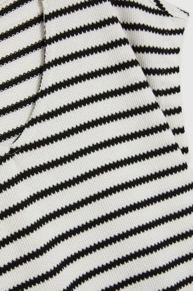Bluzka w paski biała