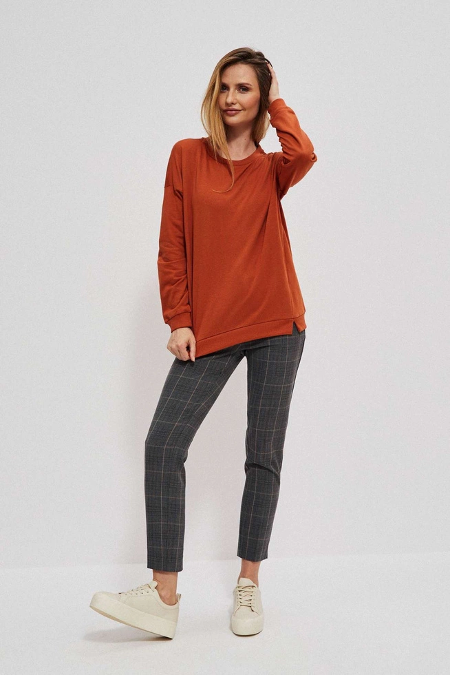 Prosta bluza brązowa