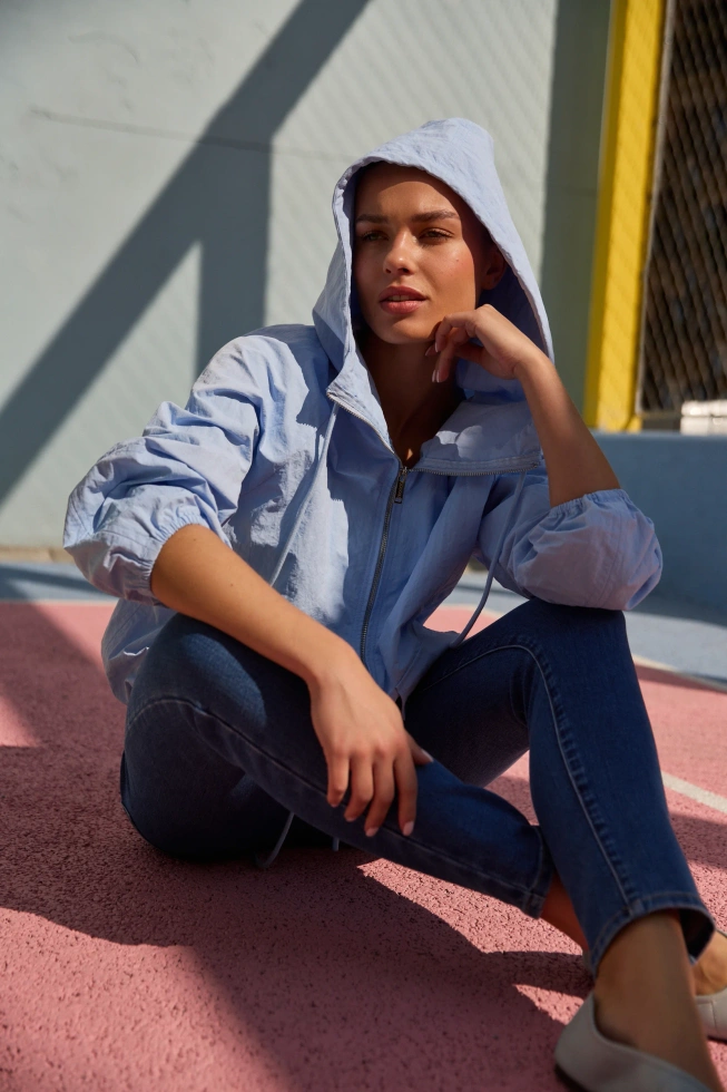 Jeansy rurki niebieskie