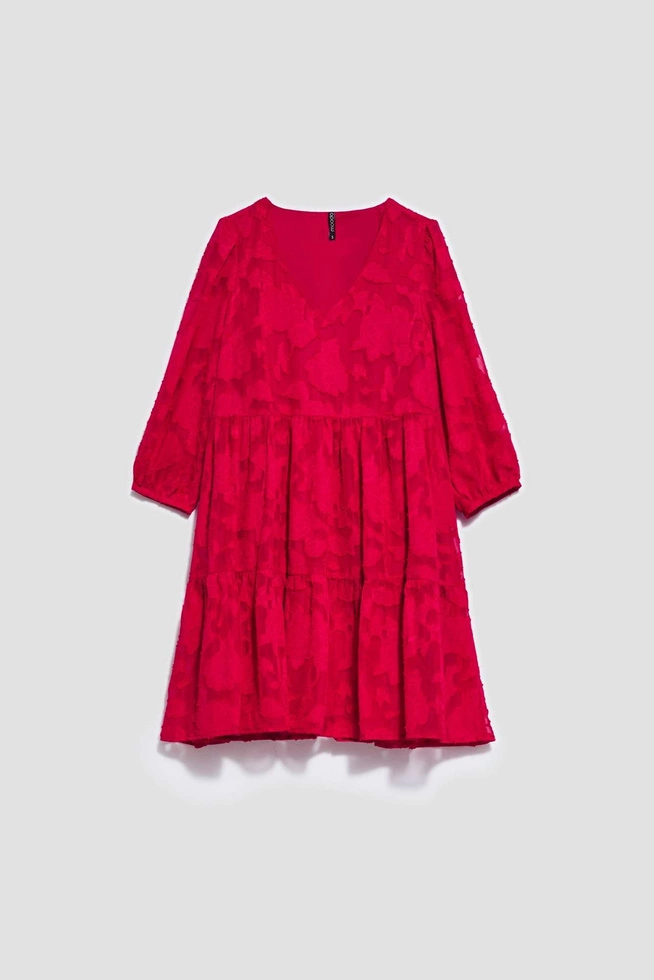 Rozkloszowana sukienka w kwiaty