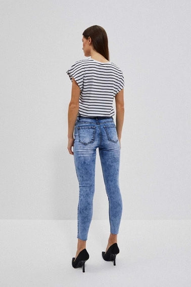 Jeansy rurki błękitne