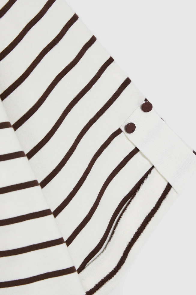 Bluza w paski biała