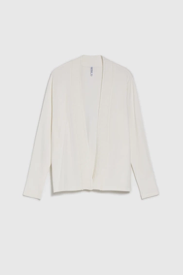 Wiskozowy sweter biały 