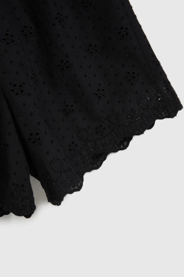 Bawełniane szorty czarne