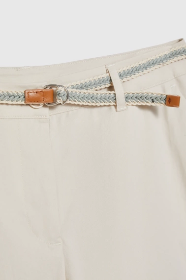 Spodnie bawełniane beżowe 