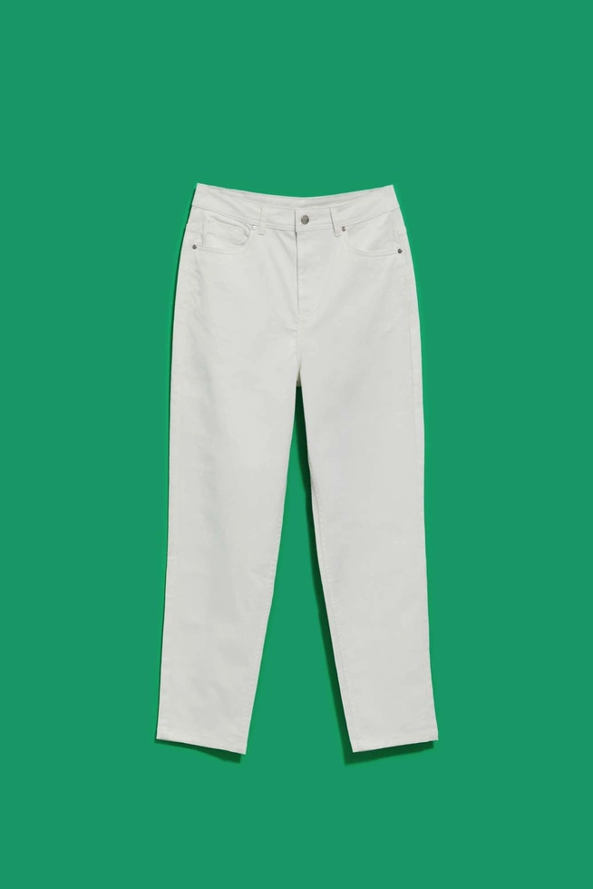 Spodnie mom fit z wysokim stanem