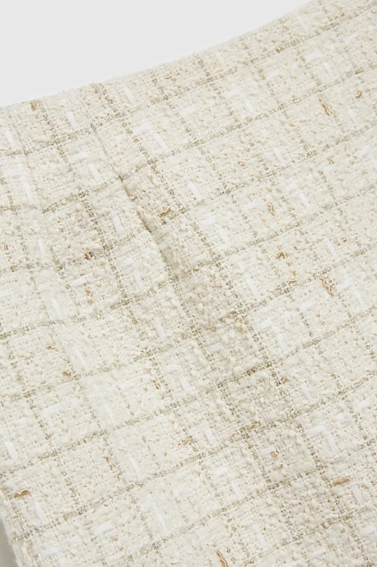 Tweedowa spódnica beżowa