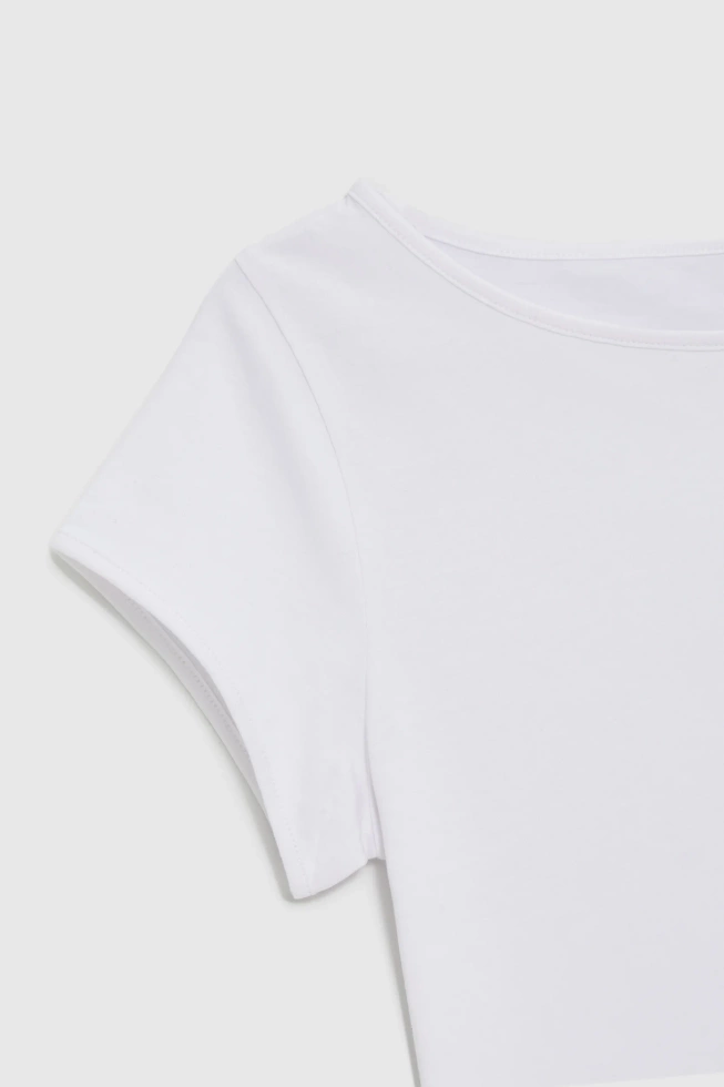 Bawełniany t-shirt biały