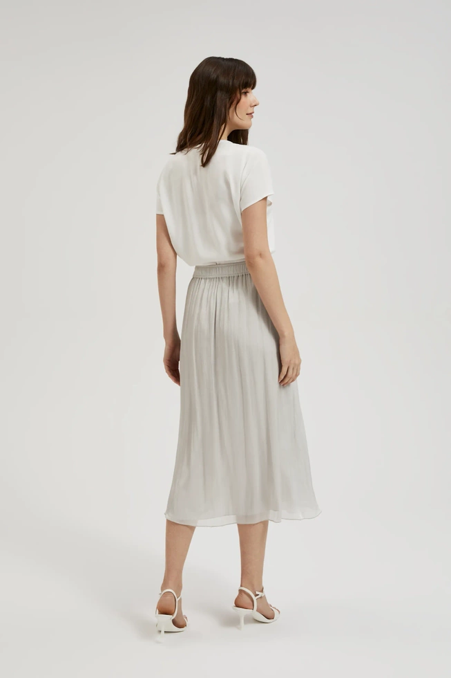 Spódnica midi szara