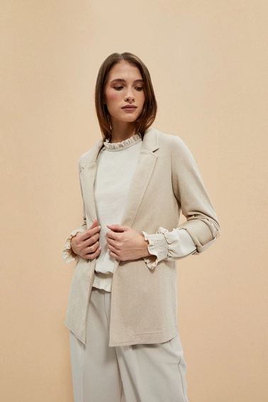 Marynarka ze strukturalnej tkaniny