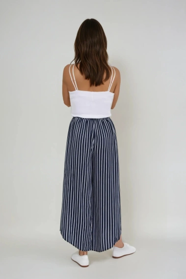 Kuloty w paski granatowe