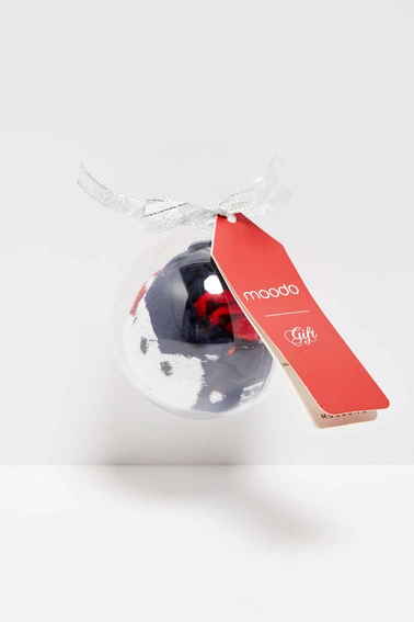 Skarpety świąteczne z bałwanami