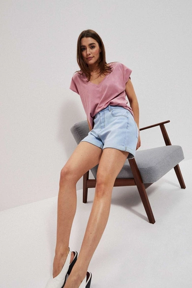 Szorty jeansowe typu bermudy