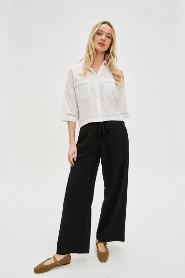 Krótka koszula biała