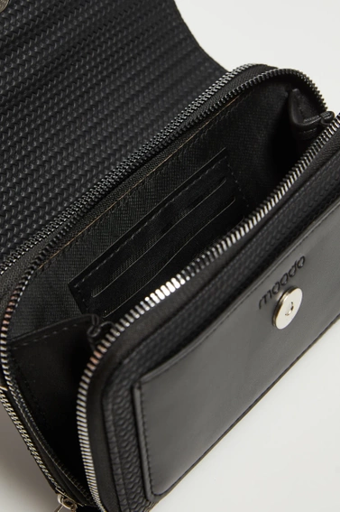 Torebka z zapięciem na zamek czarna