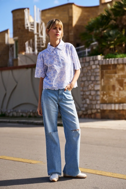 Bawełniana koszula biała