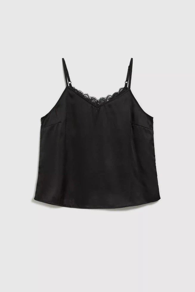 Koszula na ramiączka czarna