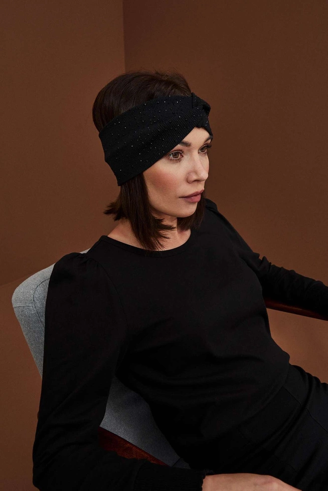 Bawełniana bluzka z bufiastymi rękawami