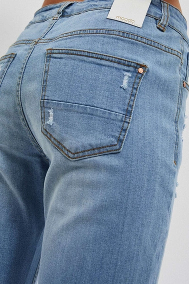 Jeansy niebieskie z prostą nogawką