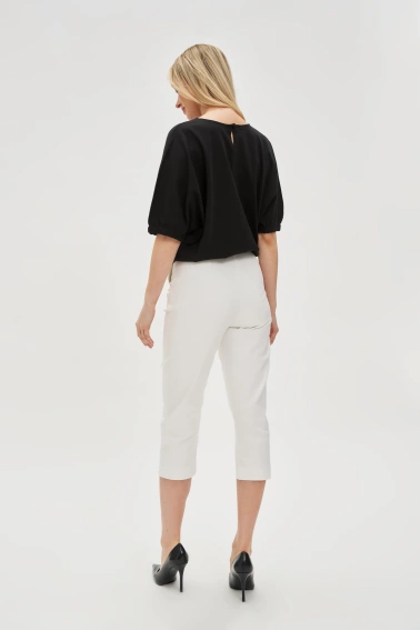 Spodnie rybaczki białe