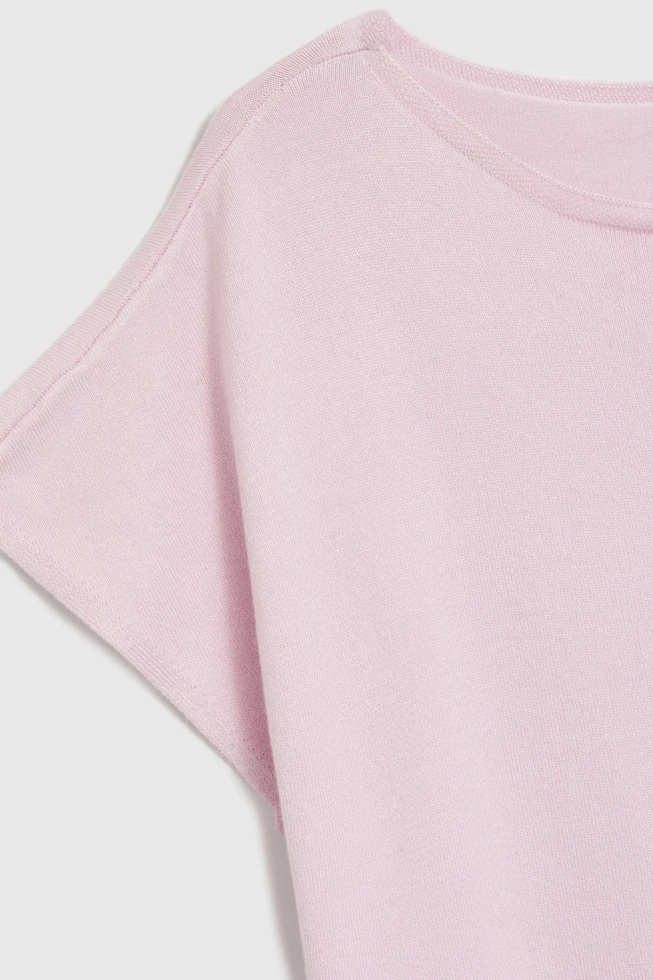 Cienki sweter różowy