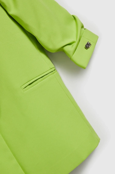 Marynarka zielona z rękawami 3/4