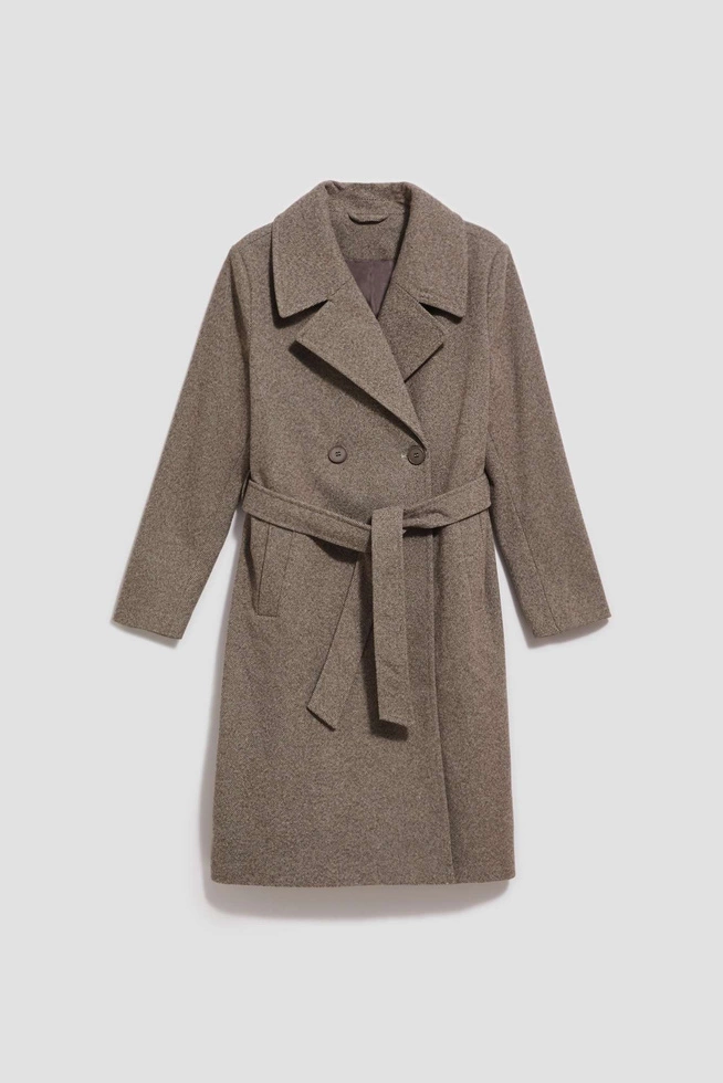 Płaszcz z paskiem