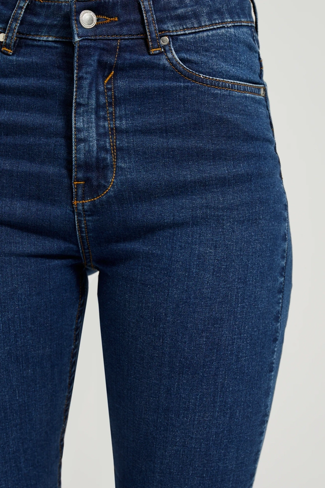 Jeansy z prostą nogawką niebieskie