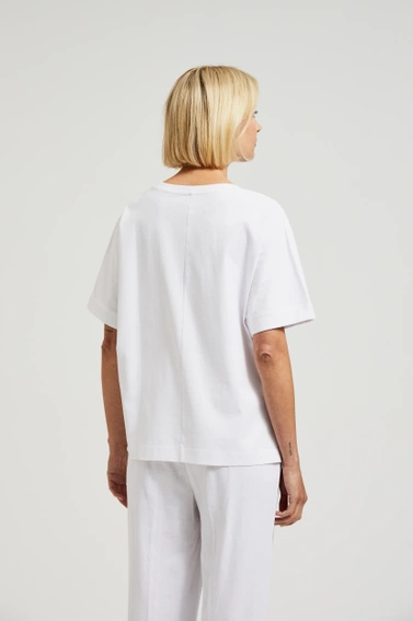 T-shirt oversize biały