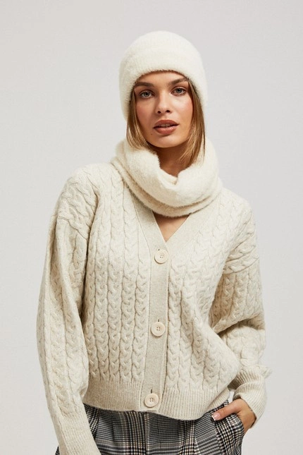 Gładka czapka piaskowa