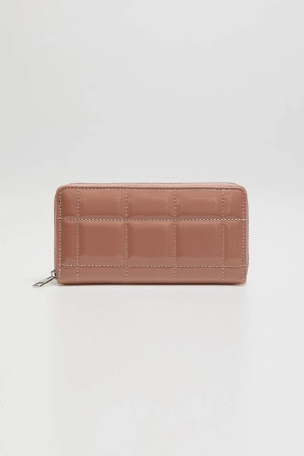 Duży portfel beżowy