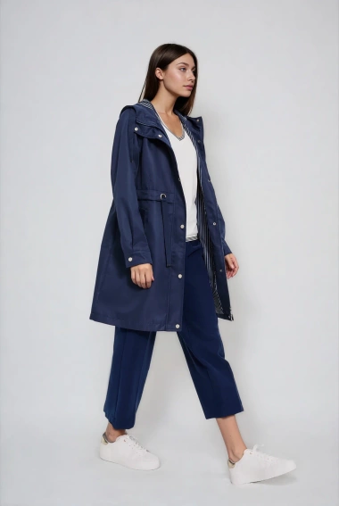 Kurtka parka granatowa