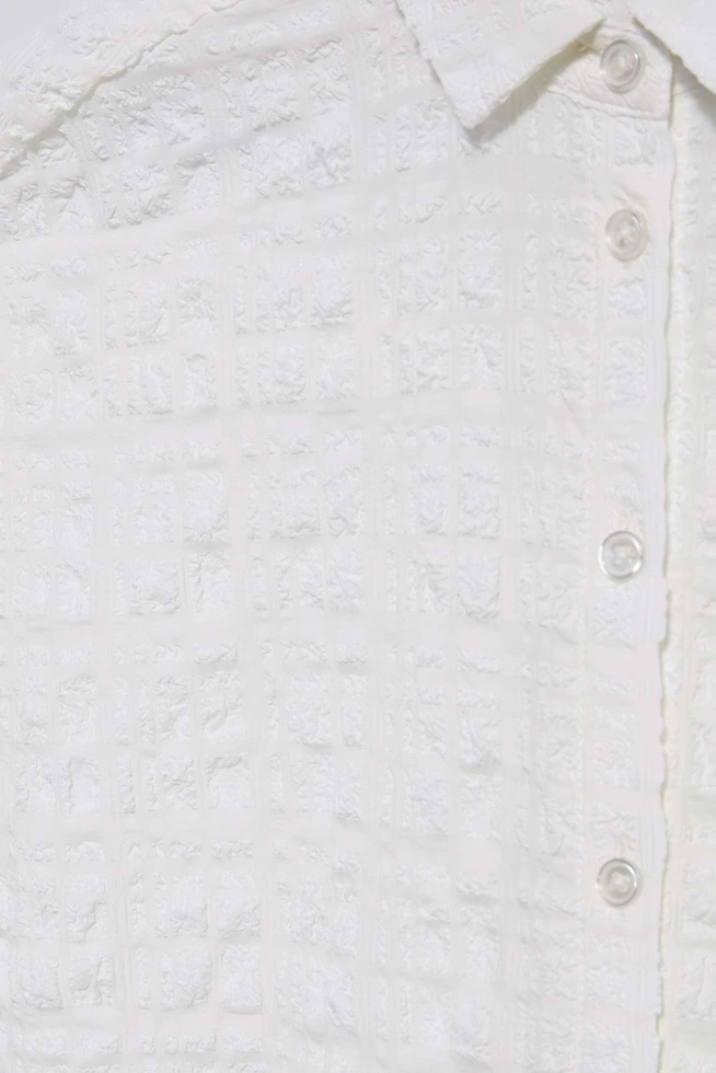 Koszula z kieszonką biała