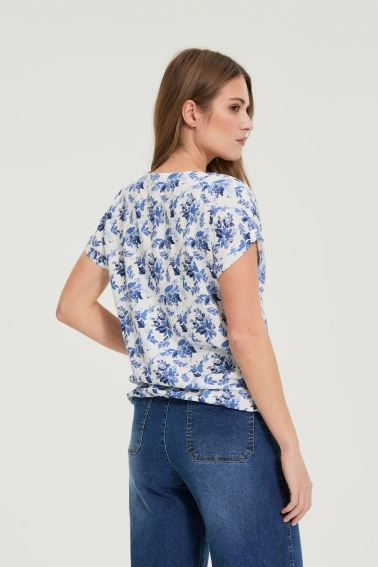 Wiskozowa koszula biała