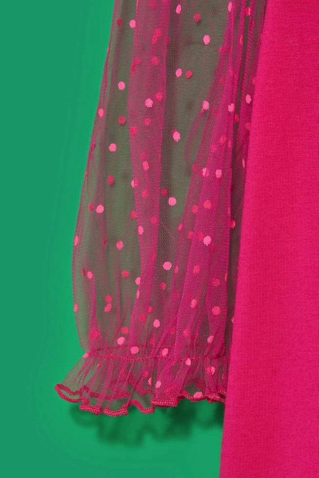 Bluzka z ozdobnymi rękawami