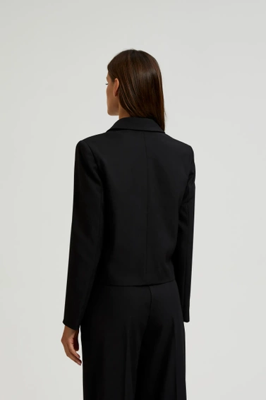 Marynarka z kieszeniami czarna